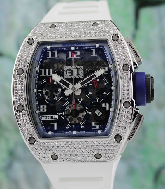 (image for) Like New Richard Mille Asia Boutique Limited Edition 18K White Gold NTPT / RM011